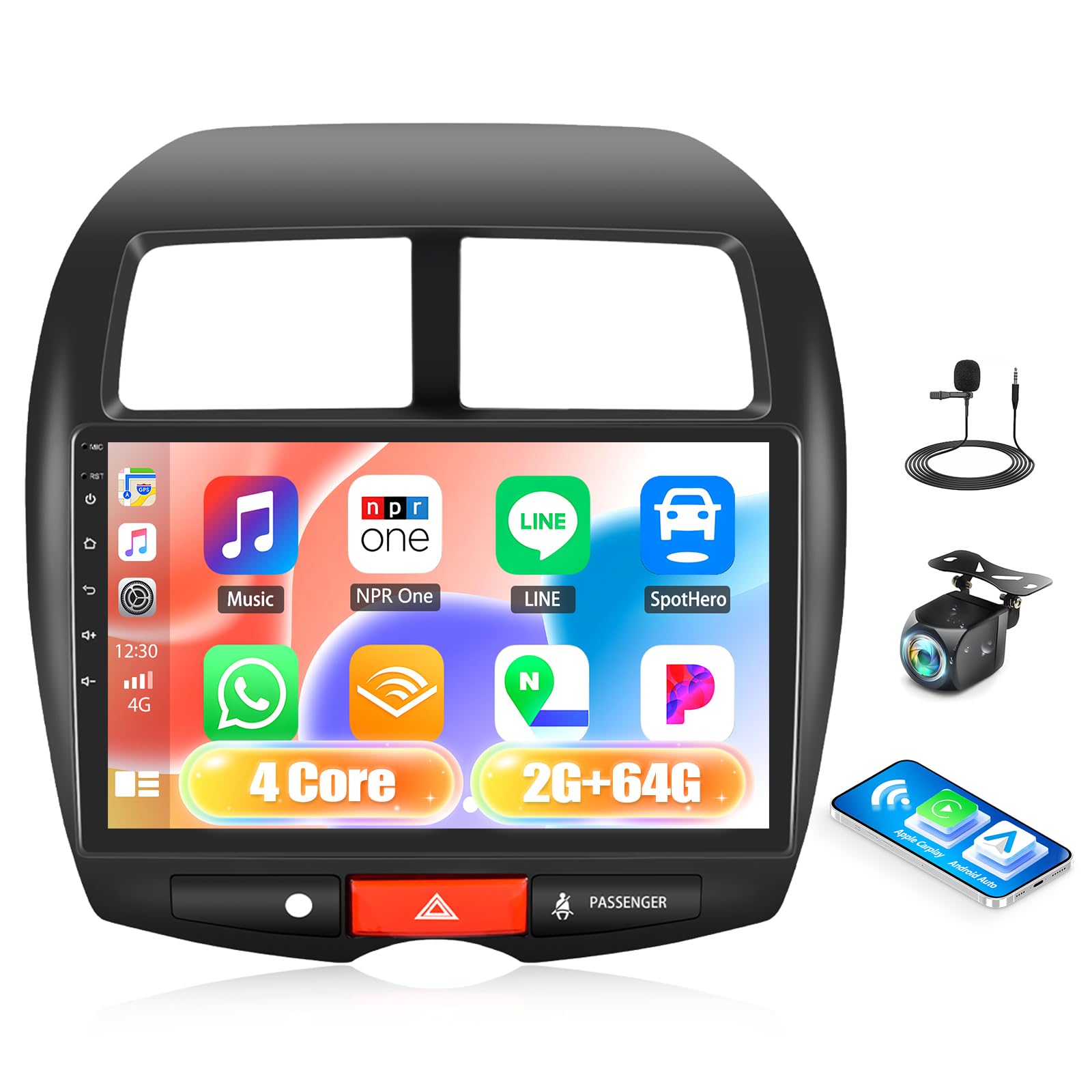 Amazon.com: [2+64G] Android 13 Car Stereo Upgrade for Mitsubishi